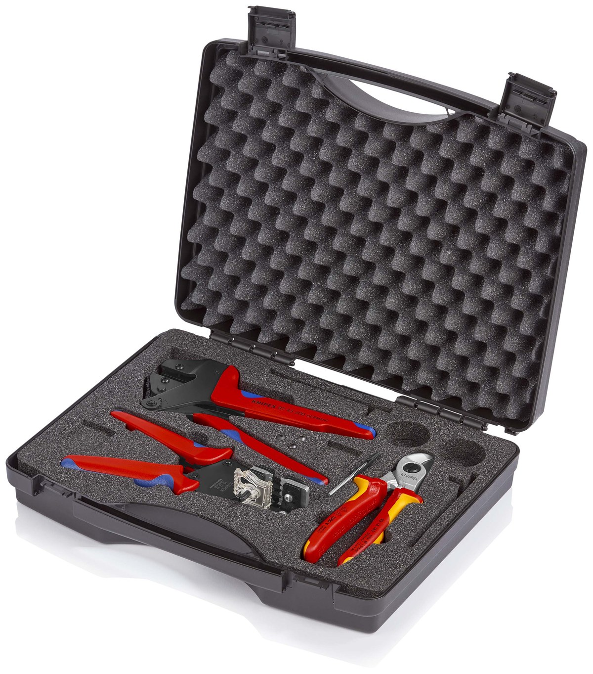 KNIPEX 97 91 03 Tool Case for Photovoltaics 1 x 12 12 12, 1 x 95 16 165, 1 x 97 43 200 A 280 mm thumbnail 2