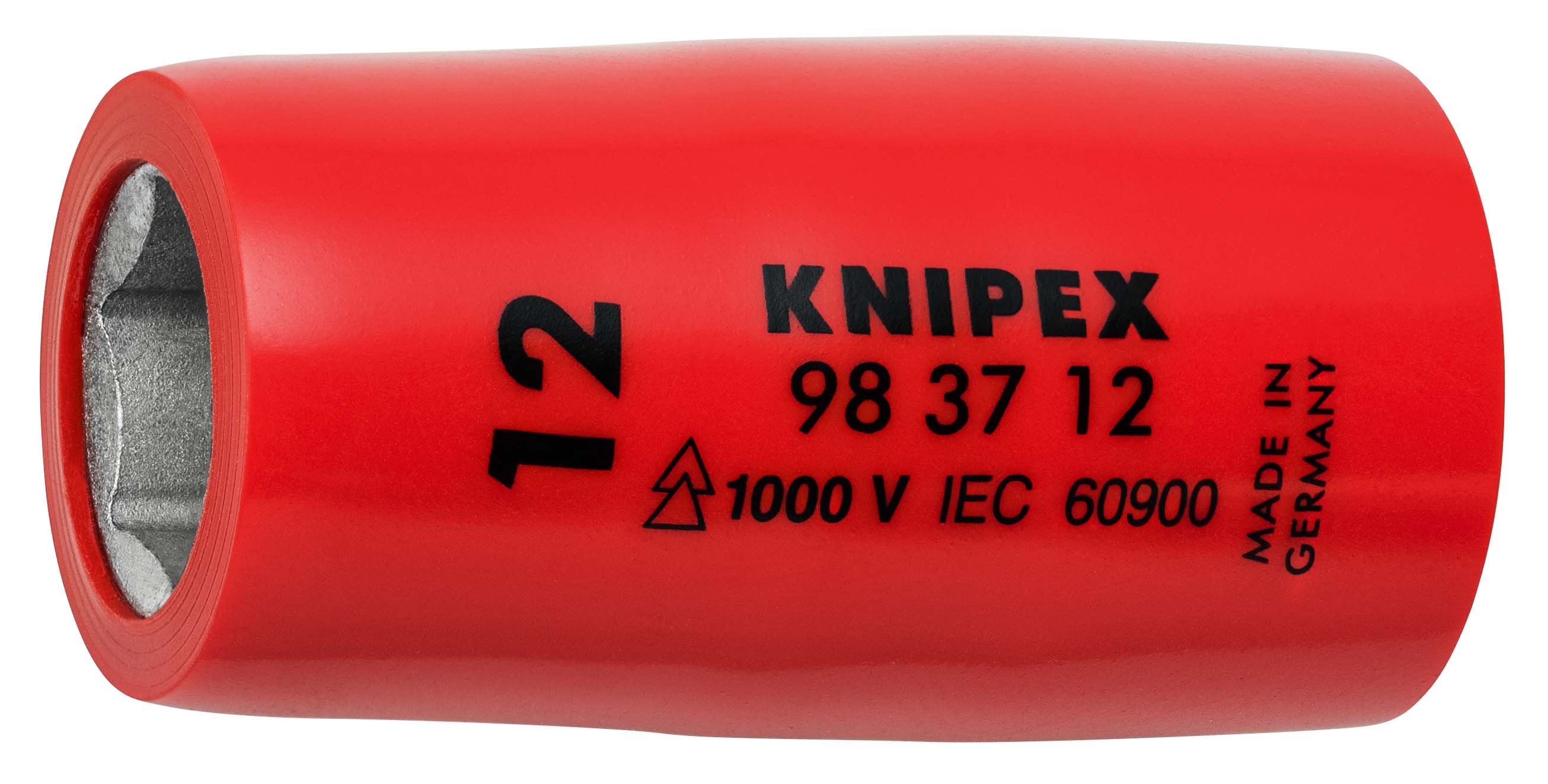 KNIPEX 98 37 12 Hexagon Socket for hexagonal screws with internal square 3/8" 44 mm