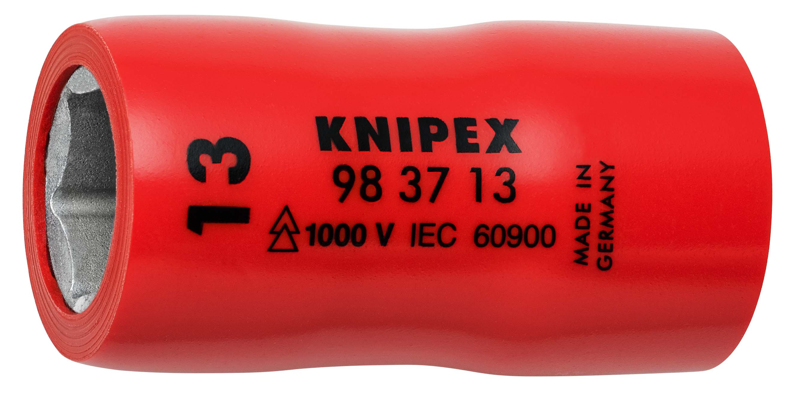 KNIPEX 98 37 13 Hexagon Socket for hexagonal screws with internal square 3/8" 45 mm