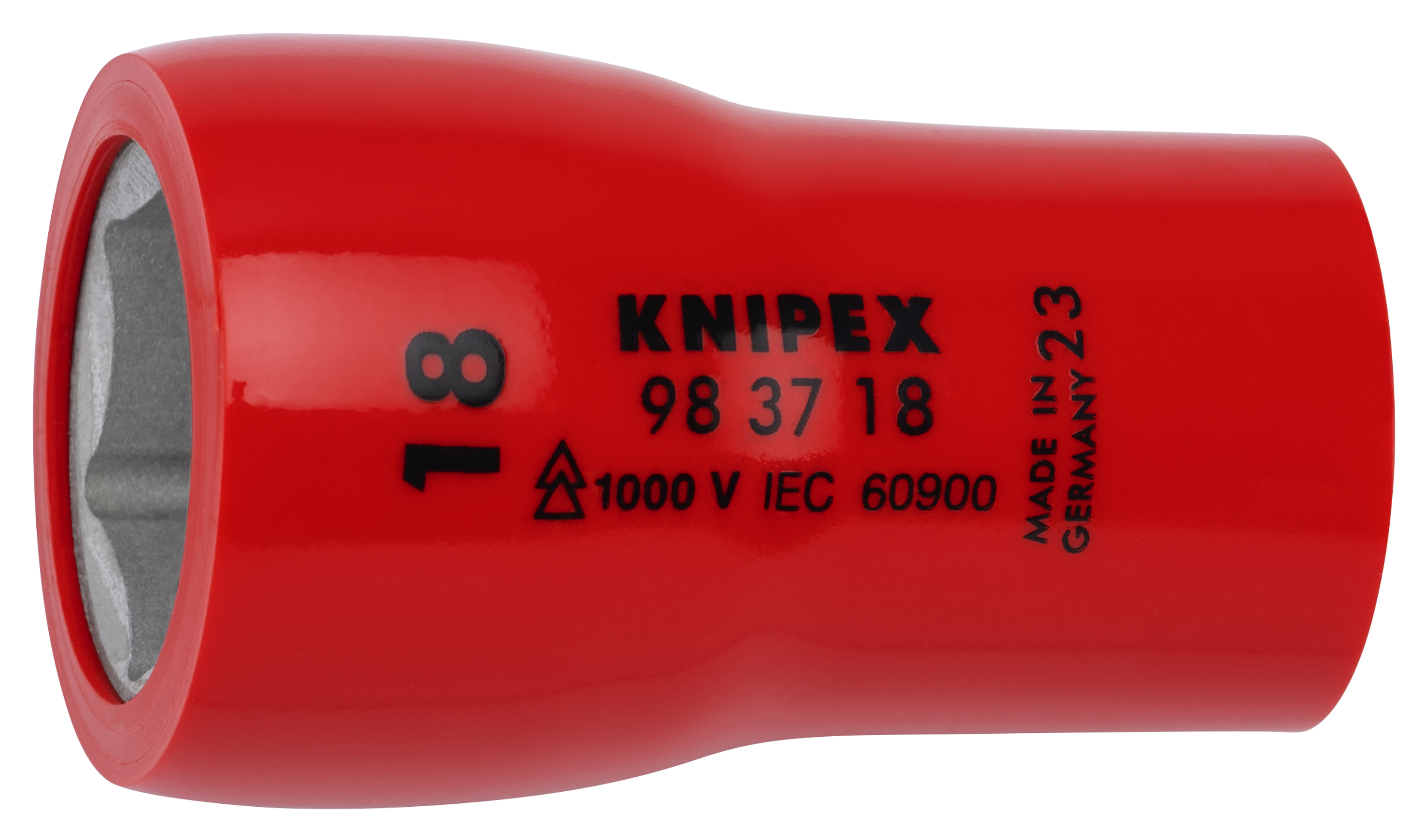 KNIPEX 98 37 18 Hexagon Socket for hexagonal screws with internal square 3/8" 49 mm
