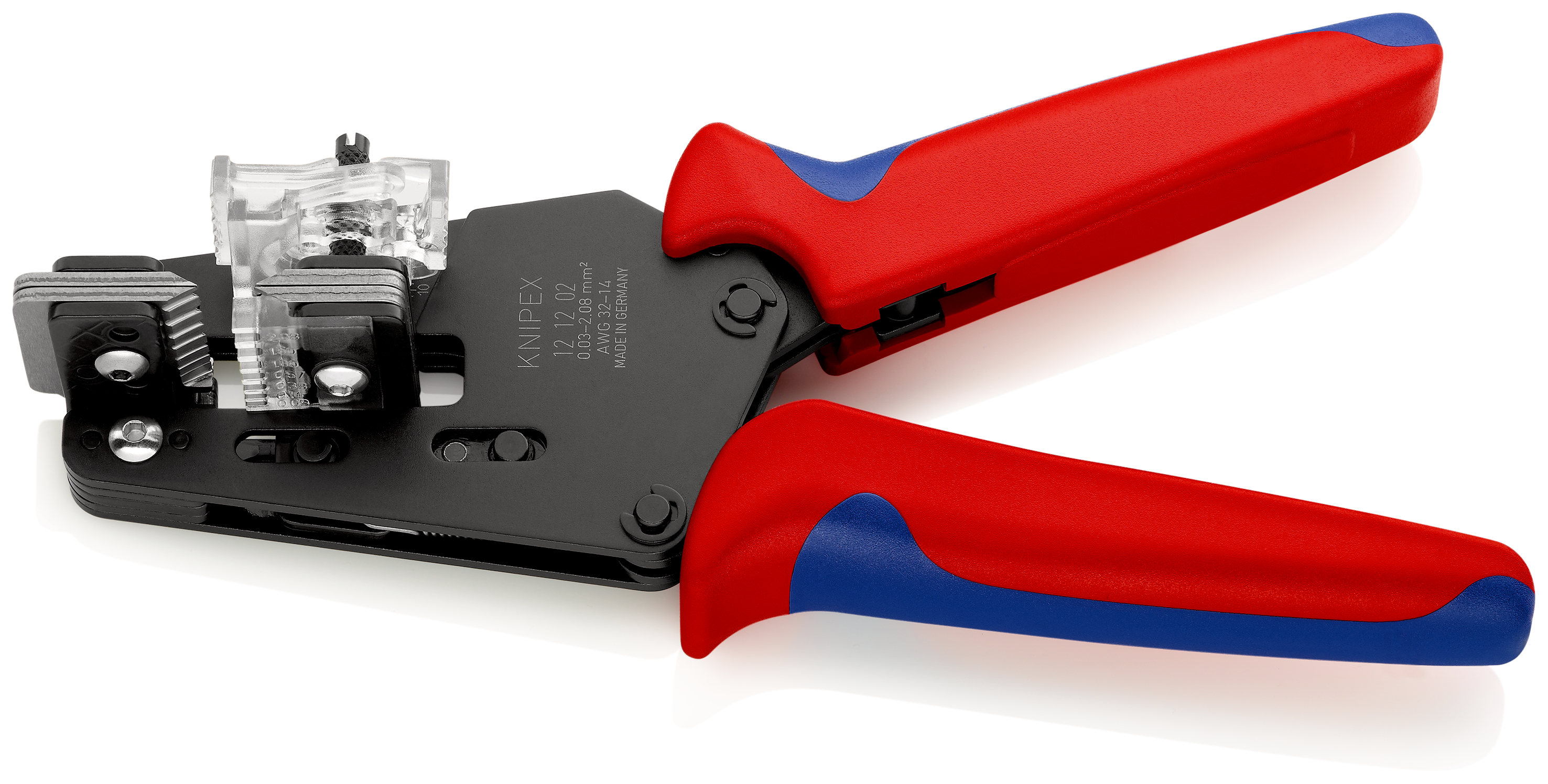 KNIPEX 12 12 E02 Length stop for 12 12 02/06/10/13/14 wide 30 mm with multi-component handles
