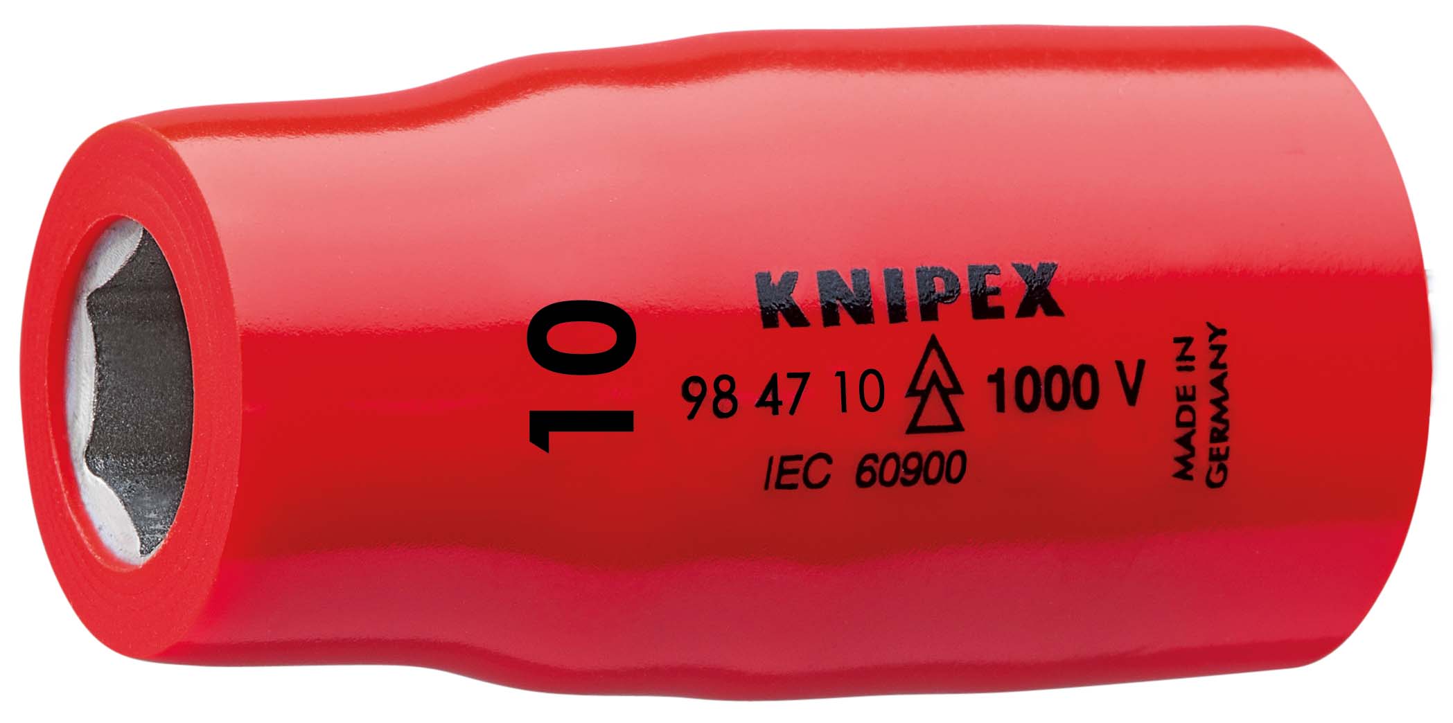 KNIPEX 98 47 7/8" 12-Point Socket with internal square 1/2" 58 mm