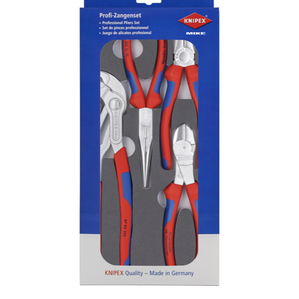 KNIPEX 00 20 01 V17 Set of pliers in a foam tray 4 parts