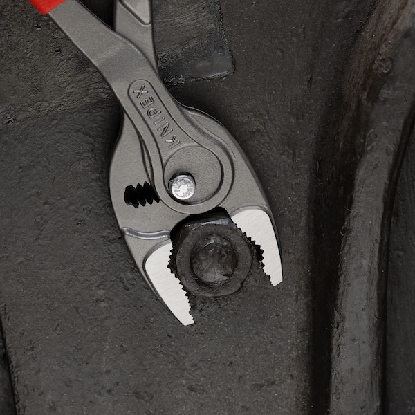 KNIPEX 82 01 250 TwinGrip Front and side gripping pliers 250 mm grey atramentized with non-slip plastic coating polished thumbnail 6