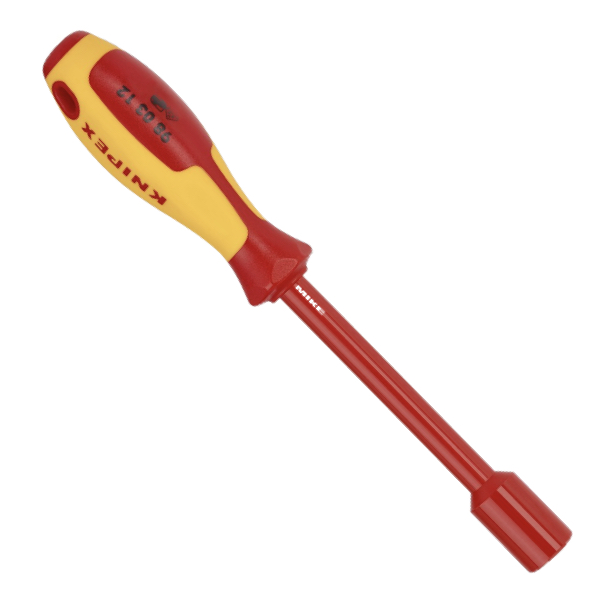 Tua vít đầu tuýp cách điện KNIPEX 98 03 12, dài 237mm