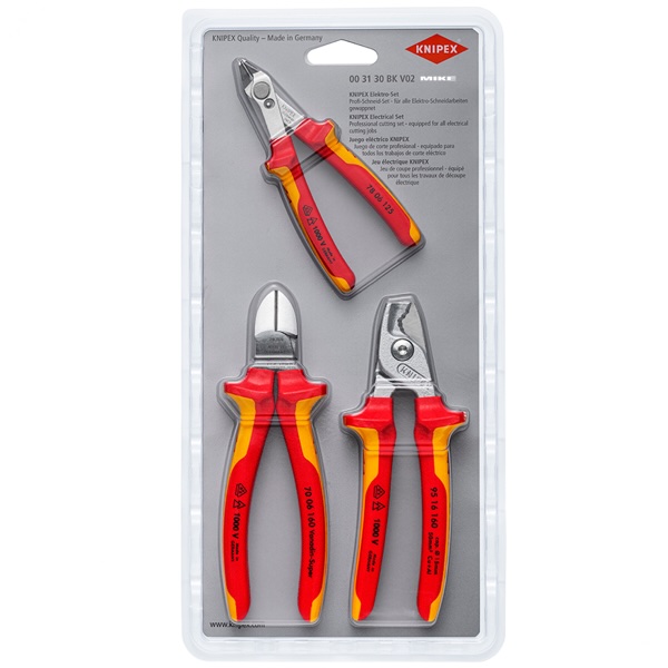 KNIPEX 00 31 30 BK V02 Electrical Cutting Set