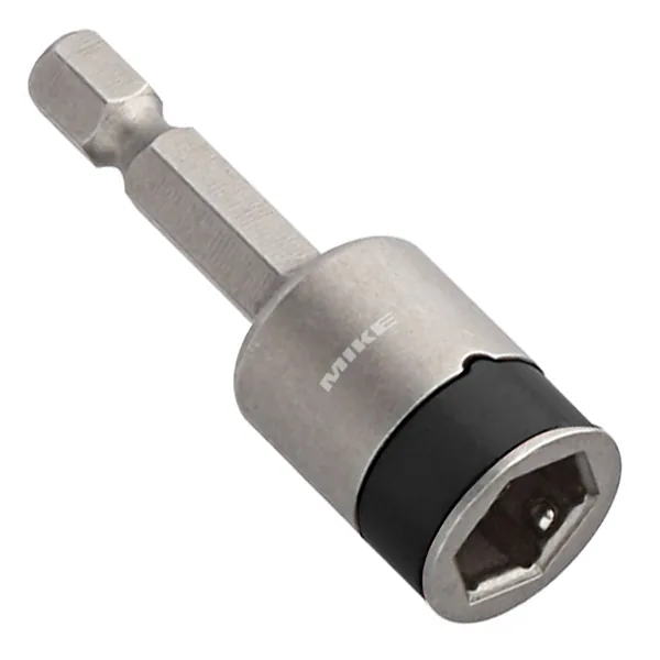 Đầu tuýp Power dài 50 mm DIAGER U601S, giữ vít bằng bi lò xo, chuôi lục giác DIN 3126 E6.3