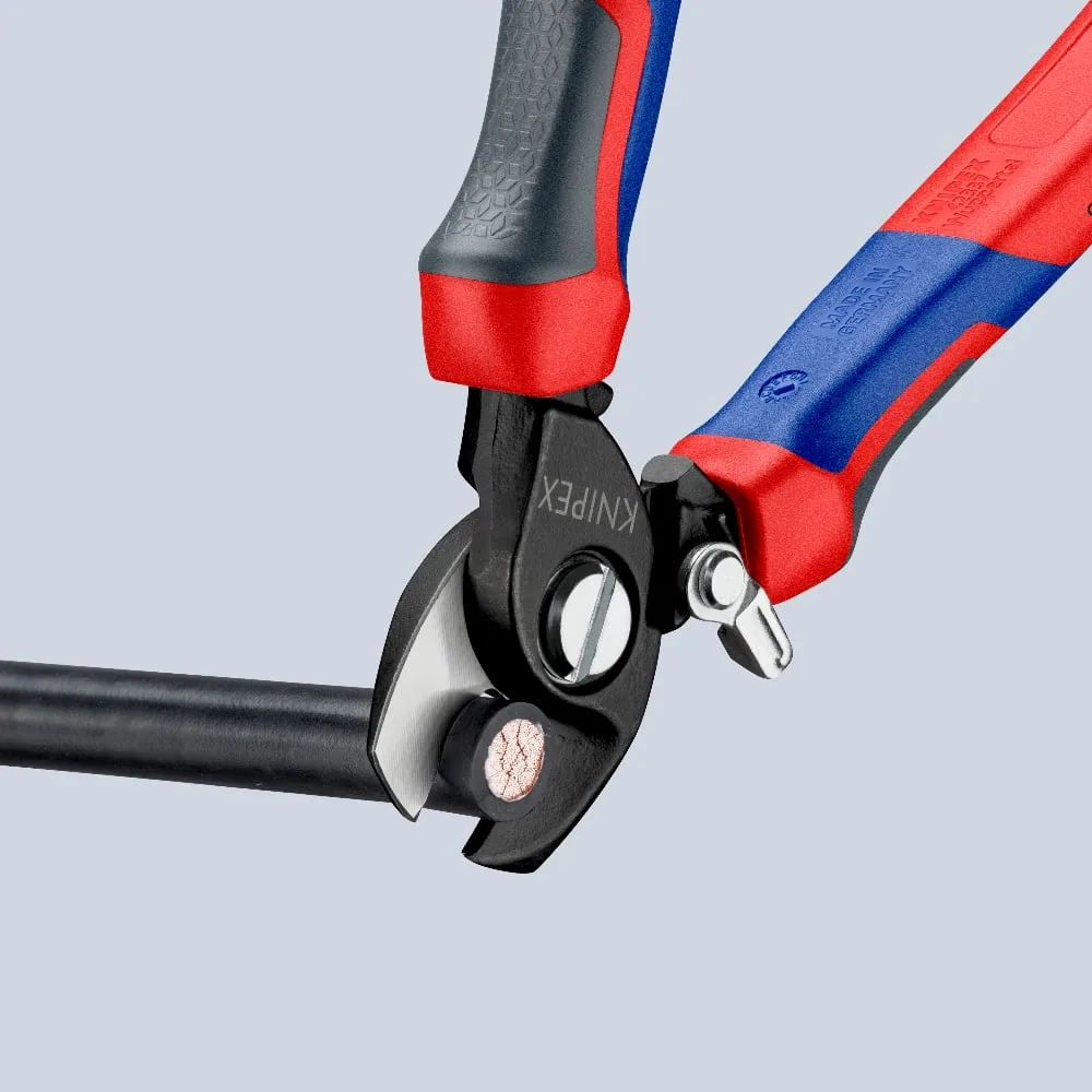 KNIPEX 95 22 165 Cable Shears With opening spring 165 mm burnished with comfort handles thumbnail 8