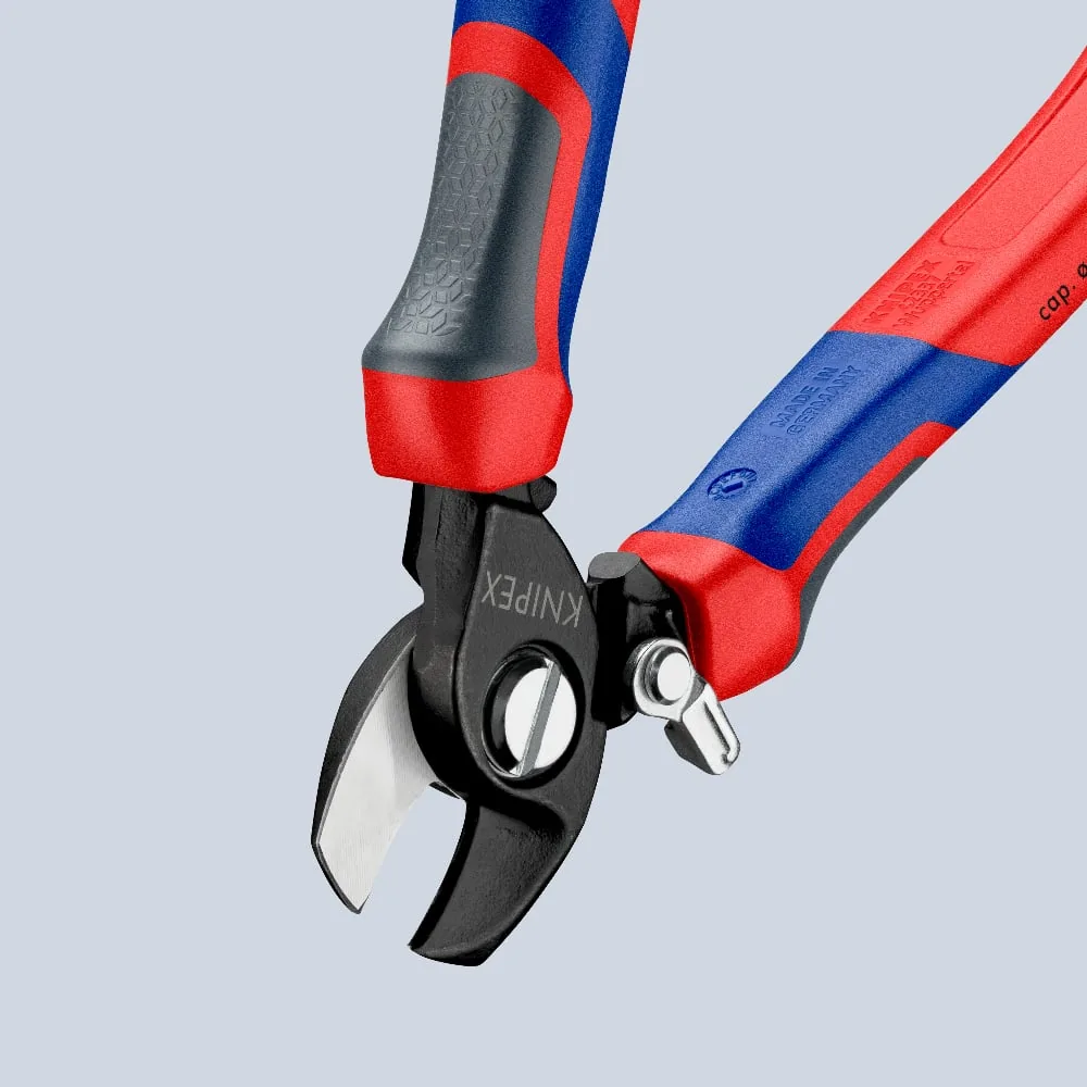 KNIPEX 95 22 165 Cable Shears With opening spring 165 mm burnished with comfort handles thumbnail 3
