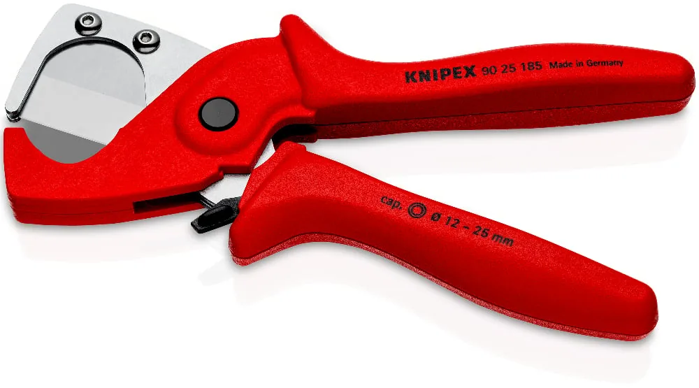 KNIPEX 90 25 185 Pipe cutter for plastic composite pipes 185 mm glass fibre reinforced plastic handles thumbnail 3
