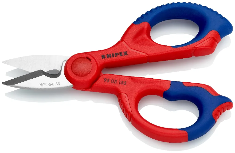 Kéo thợ điện Knipex 95 05 155 SB, lưỡi có răng cưa, bao đeo thumbnail 3