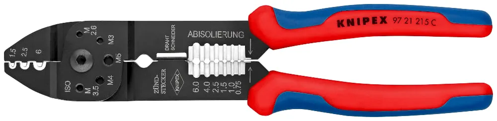Kìm bấm cos trần KNIPEX 97 21 215 C, cắt cáp, tuốt dây, cắt bulông thumbnail 4
