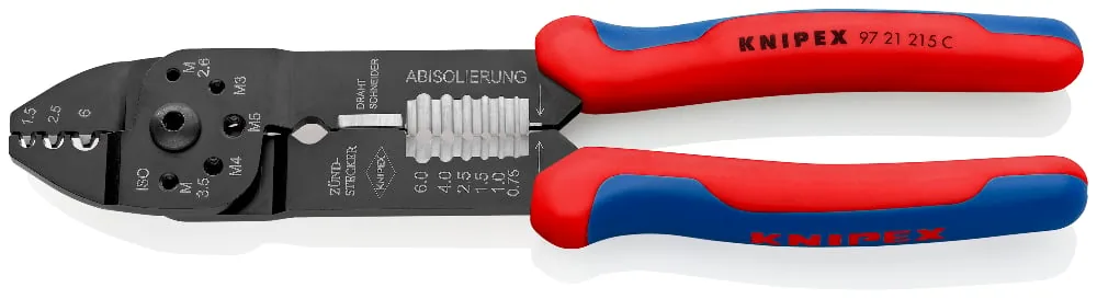 Kìm bấm cos trần KNIPEX 97 21 215 C, cắt cáp, tuốt dây, cắt bulông thumbnail 2