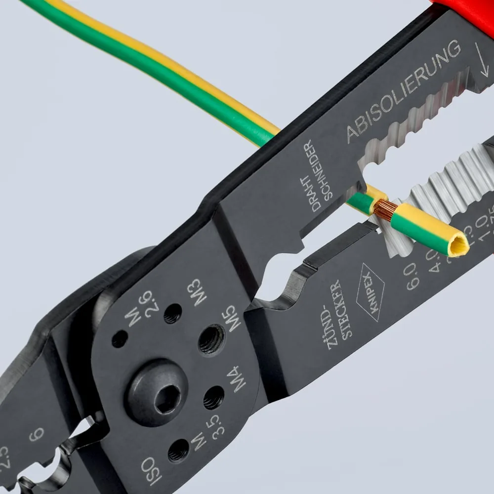 Kìm bấm cos trần KNIPEX 97 21 215 C, cắt cáp, tuốt dây, cắt bulông thumbnail 6