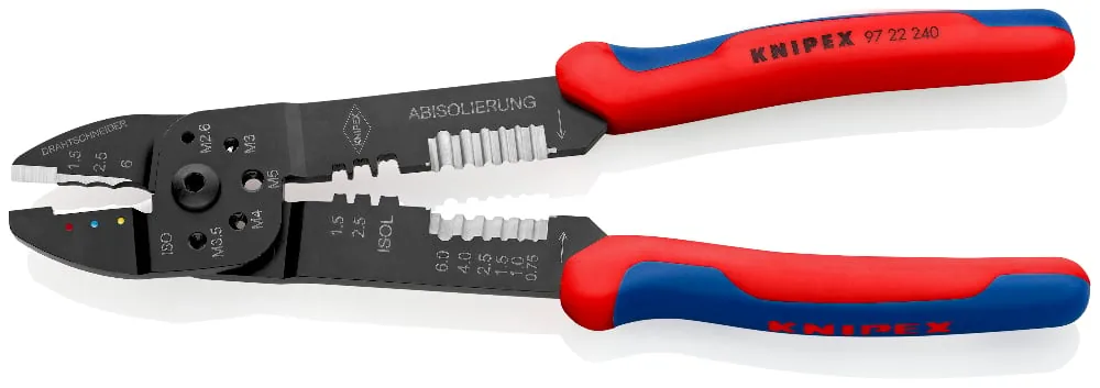 Kìm bấm cos KNIPEX 97 22 240, cắt cáp, tuốt dây, cắt vít đồng thumbnail 3