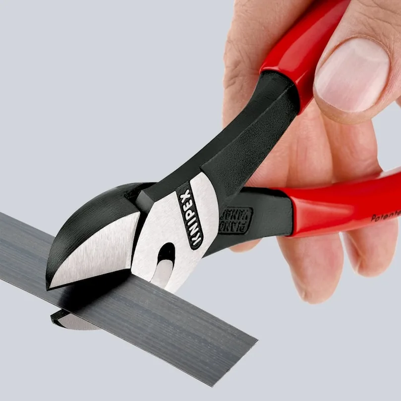 KNIPEX 73 71 180 TwinForce® High Performance Diagonal Cutters 180 mm black atramentized with plastic coating polished thumbnail 6