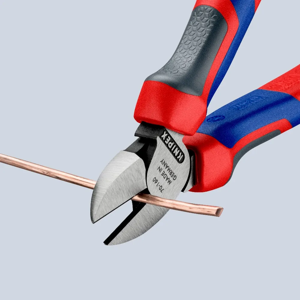 KNIPEX 70 02 160 SB Diagonal Cutter 160 mm black atramentized with comfort handles polished thumbnail 6