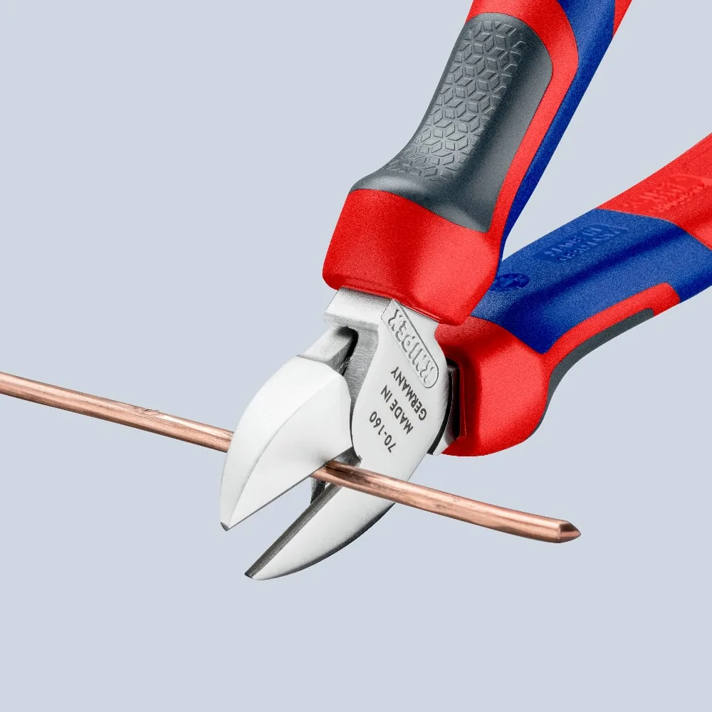 Kìm cắt cạnh KNIPEX 70 05 160 dài 160mm, cán bọc nhựa đa thành phần thumbnail 4