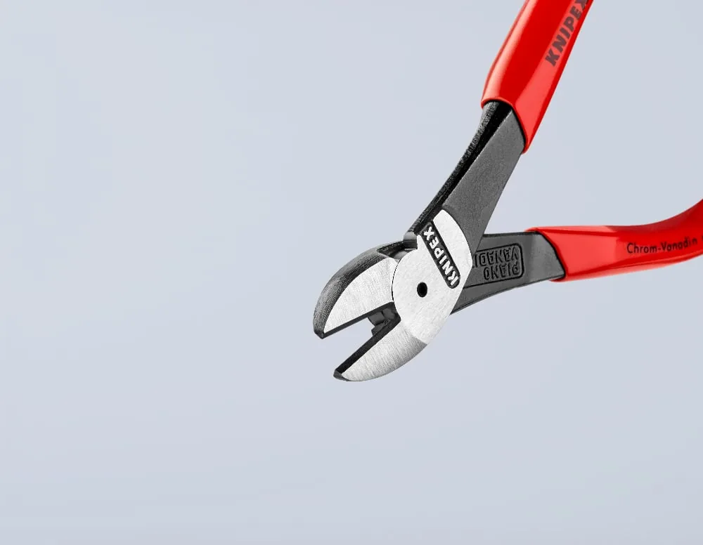 Kìm cắt cạnh cường lực KNIPEX 74 01 140, lưỡi 64 HRC, cán PVC nhúng trơn thumbnail 7