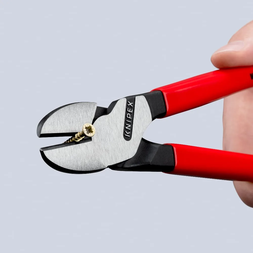 Kìm cắt cạnh cường lực KNIPEX 74 01 250 dài 250mm, cán bọc nhựa PVC nhúng trơn thumbnail 7