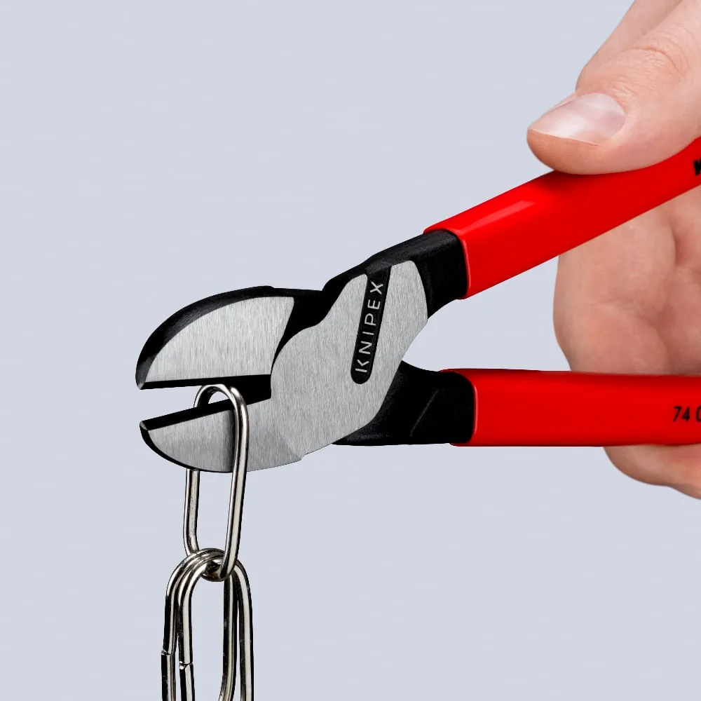 Kìm cắt cạnh cường lực KNIPEX 74 01 250 dài 250mm, cán bọc nhựa PVC nhúng trơn thumbnail 5