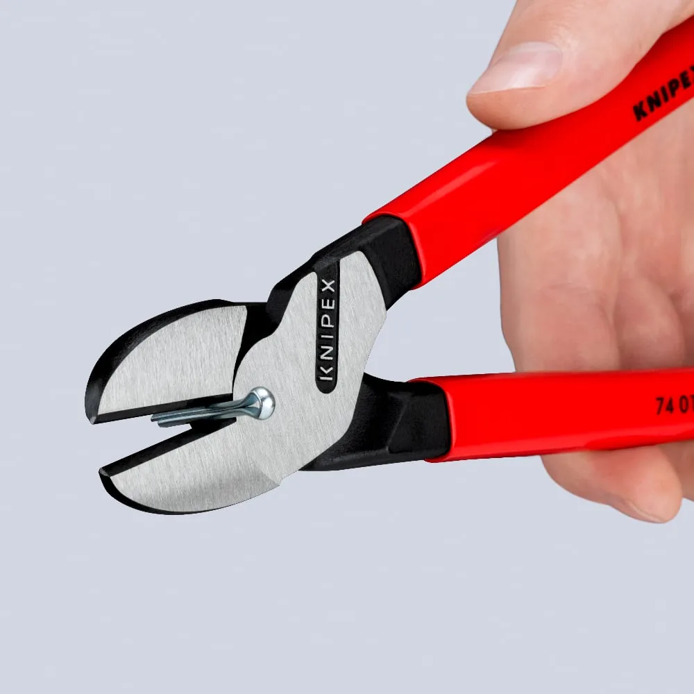 Kìm cắt cạnh cường lực KNIPEX 74 01 250 dài 250mm, cán bọc nhựa PVC nhúng trơn thumbnail 3
