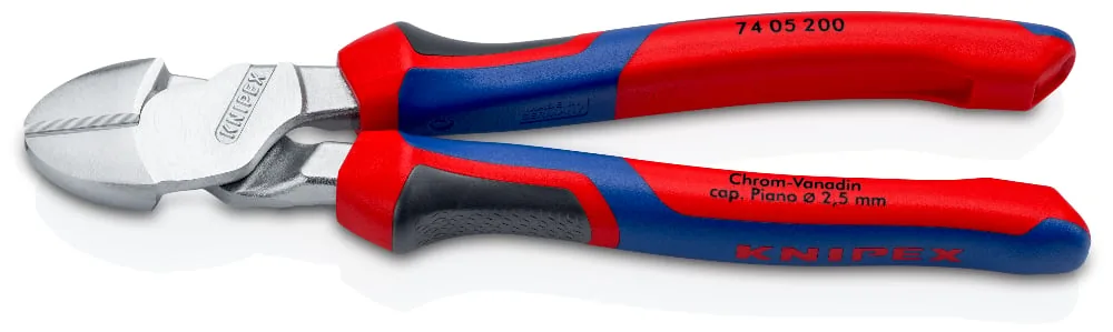 Kìm cắt cạnh cường lực KNIPEX 74 05 200, cán nhựa đa thành phần thumbnail 2