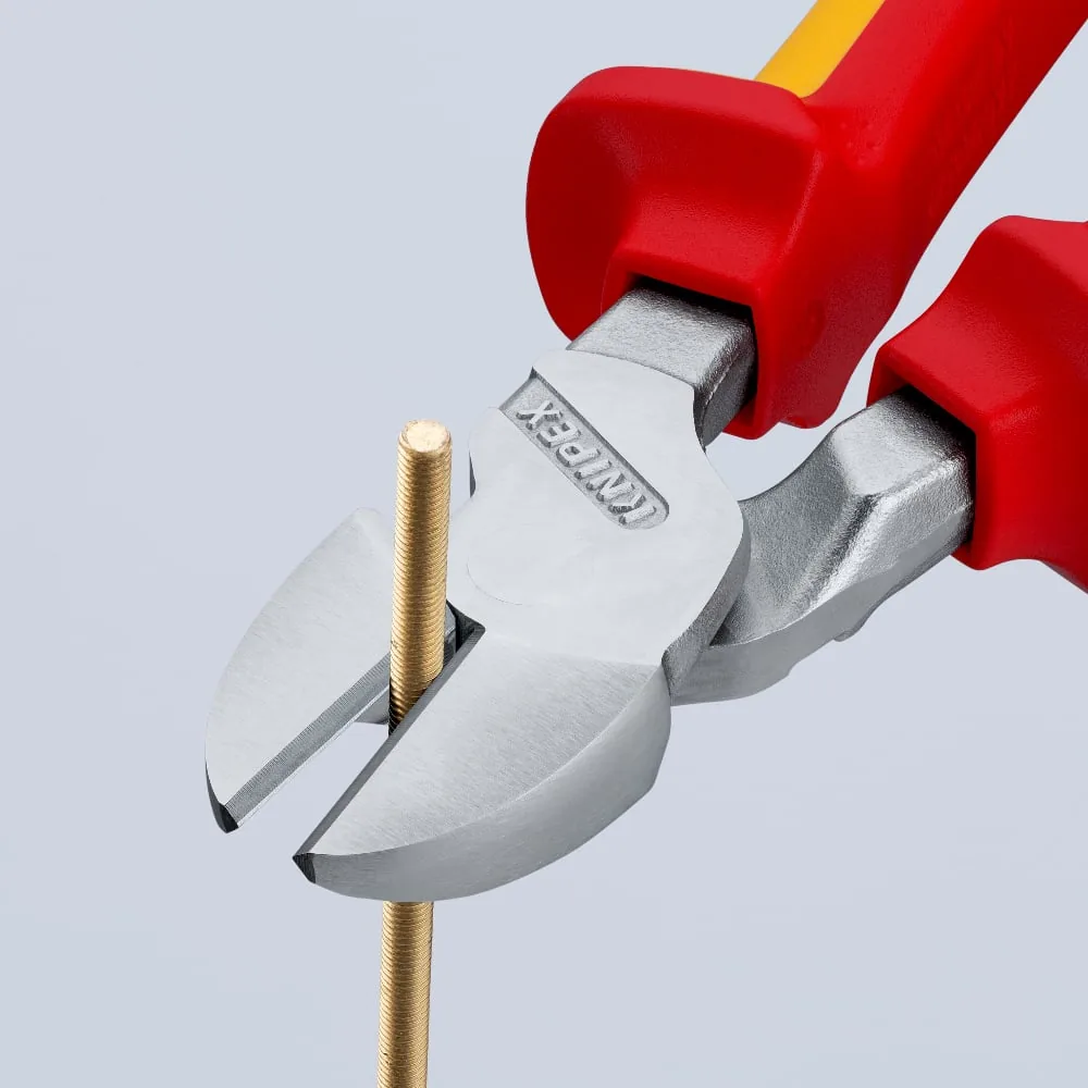 Kìm cắt cạnh cường lực KNIPEX 74 06 200 size 8 inch, cán cách điện 1000V thumbnail 7
