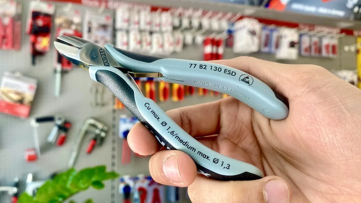 kim cat linh kien Knipex 77 82 130 ESD 1