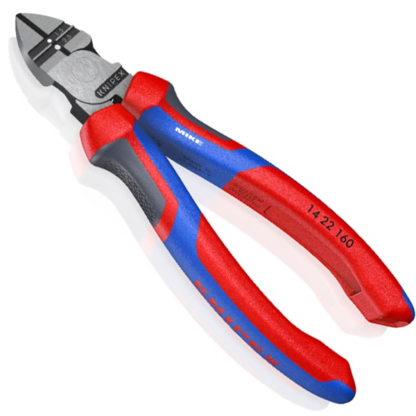Kềm cắt cạnh - tuốt dây KNIPEX 14 22 160, dài 160mm