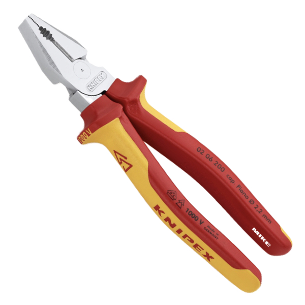 Kìm răng đầu bằng cường lực KNIPEX 02 06 200 SB, dài 200mm