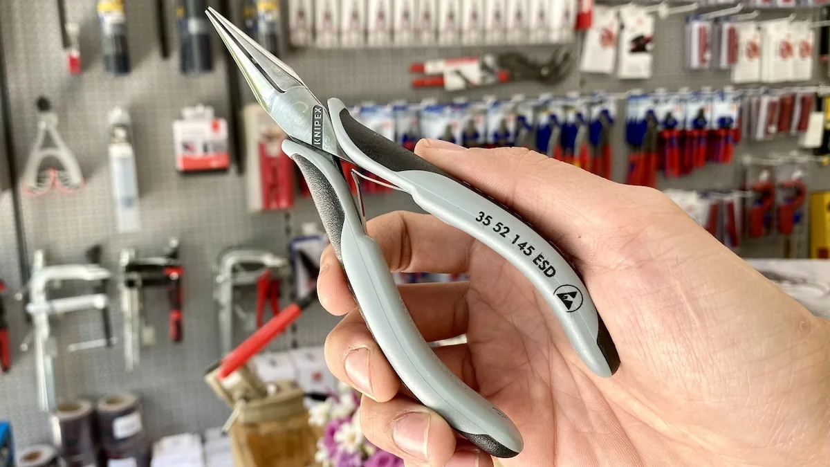 kim kep dien tu KNIPEX 35 52 145 ESD 1