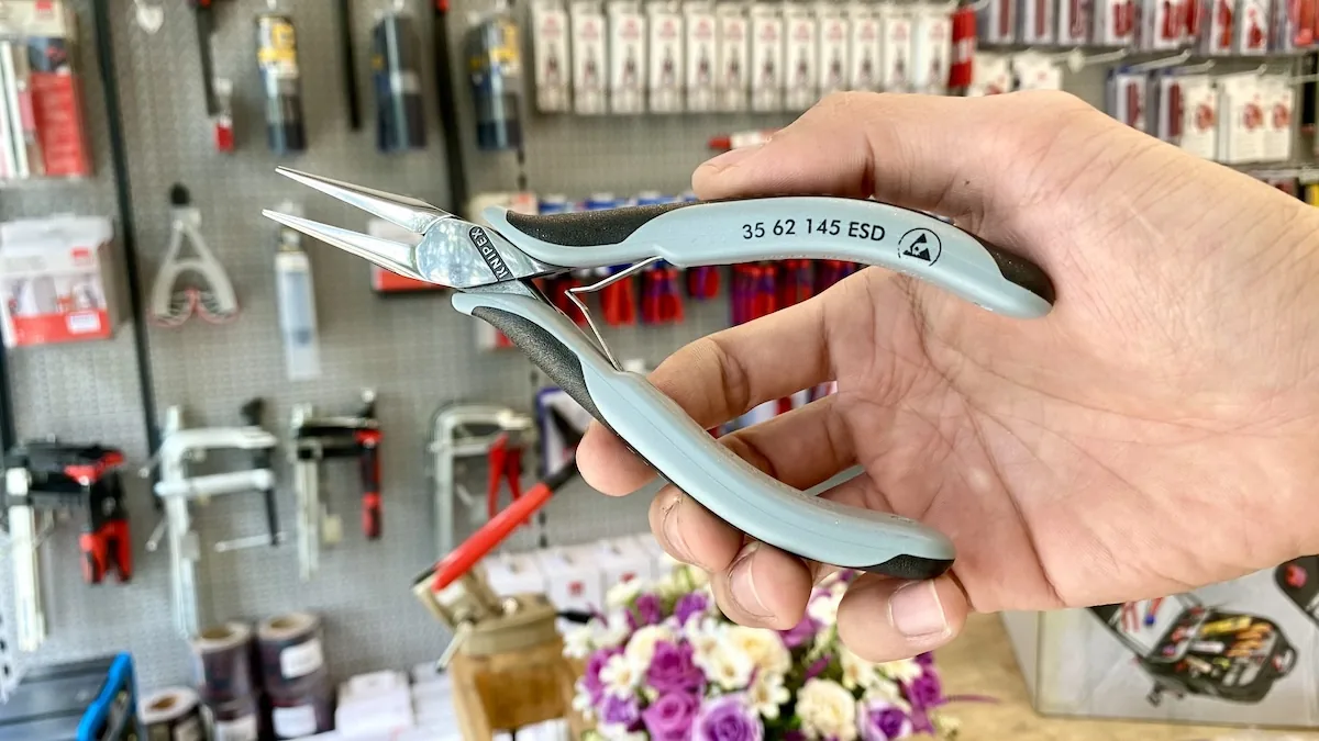 kim kep dien tu KNIPEX 35 62 145 ESD 6