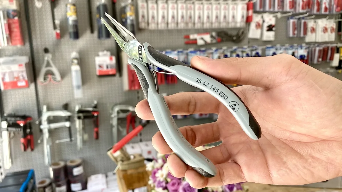 kim kep dien tu KNIPEX 35 62 145 ESD 7