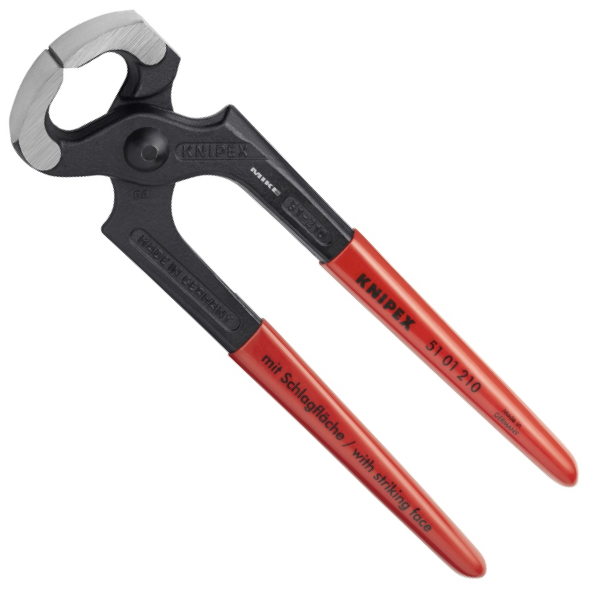 Kìm thợ mộc đầu búa KNIPEX 51 01 210 SB, dài 210mm