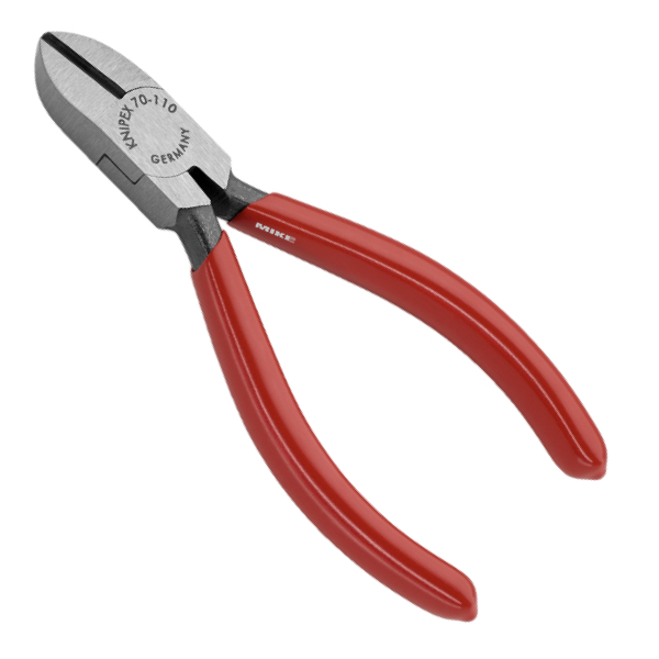 KNIPEX 70 01 110 EAN Diagonal Cutter 110 mm black atramentized with plastic coating polished