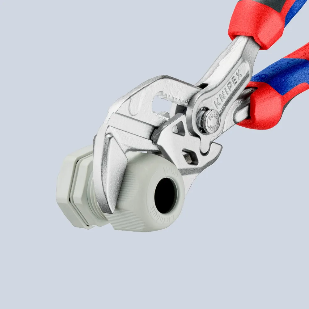 Kìm mỏ lết 6 inch KNIPEX 86 05 150 SB, đầu mạ crom bóng thumbnail 5