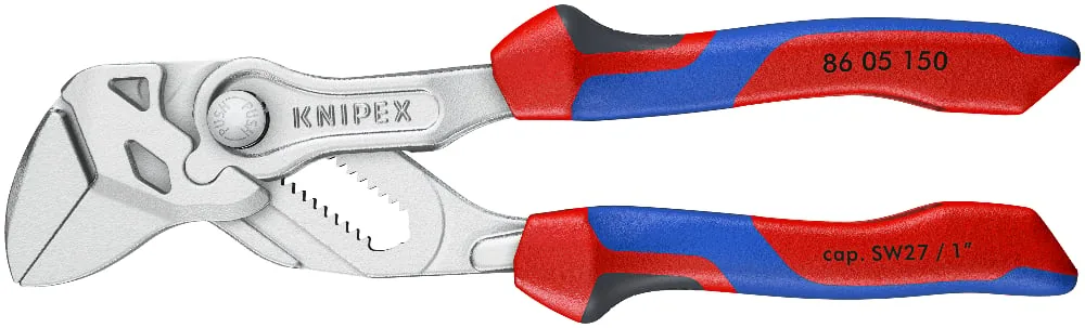 Kìm mỏ lết 6 inch KNIPEX 86 05 150 SB, đầu mạ crom bóng thumbnail 4