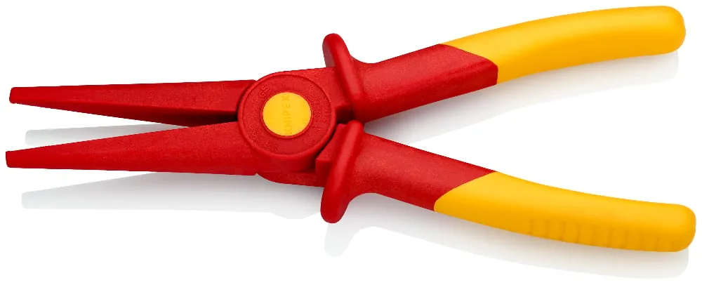 KNIPEX 98 62 02 Plastic Snipe Nose Pliers insulating 220 mm plastic with soft plastic zone for better grip thumbnail 3