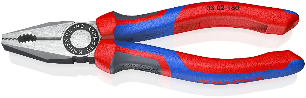 Kìm đa năng KNIPEX 03 02 180, đầu tôi đen, cán đa thành phần thumbnail 2