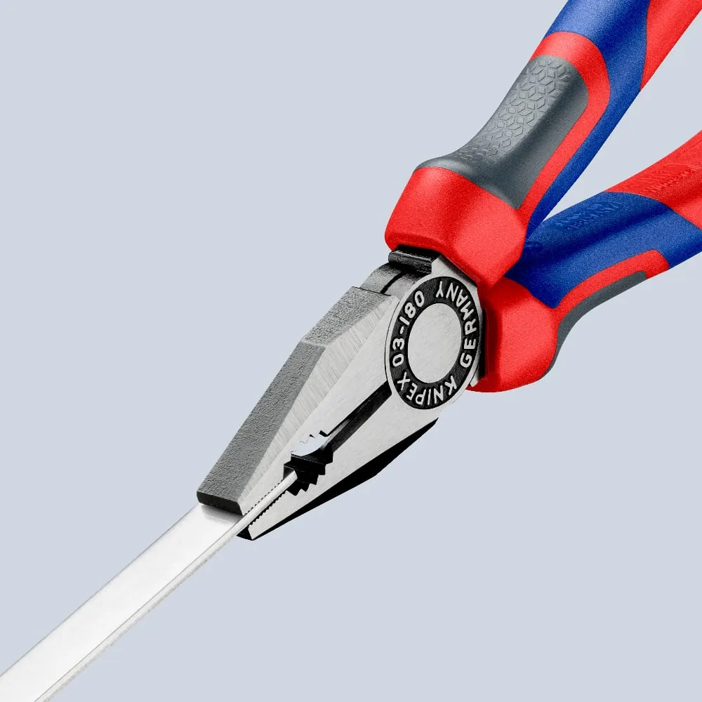 Kìm đa năng KNIPEX 03 02 180, đầu tôi đen, cán đa thành phần thumbnail 4