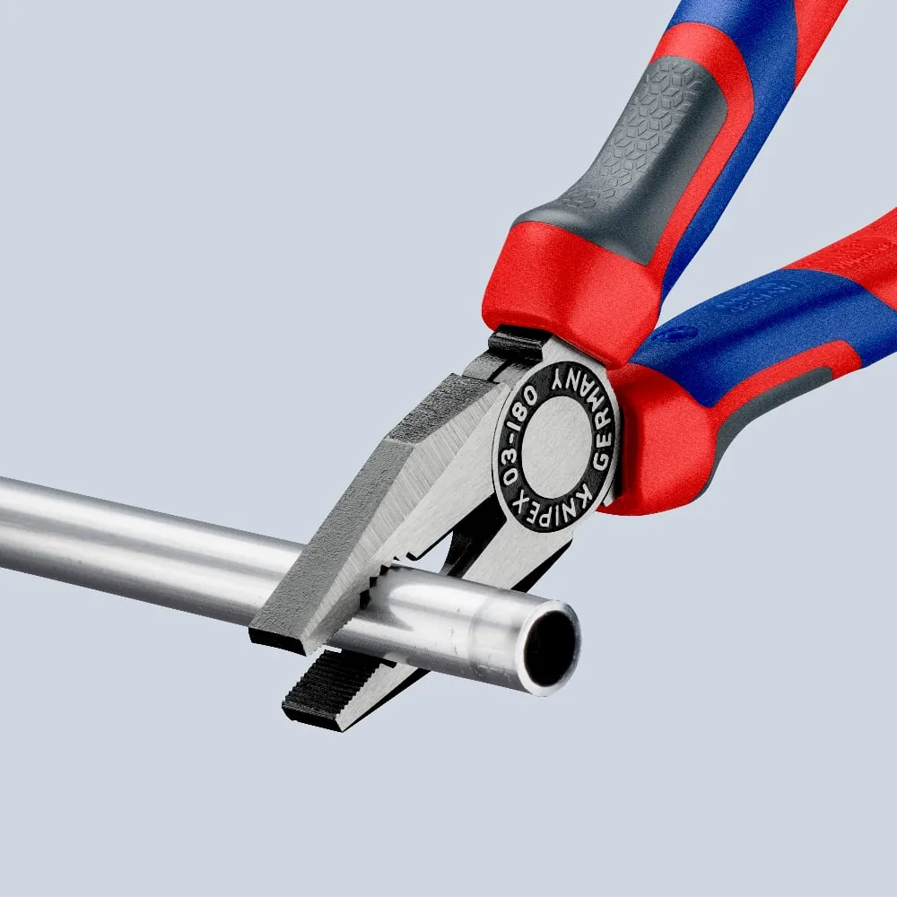 Kìm đa năng KNIPEX 03 02 180, đầu tôi đen, cán đa thành phần thumbnail 5