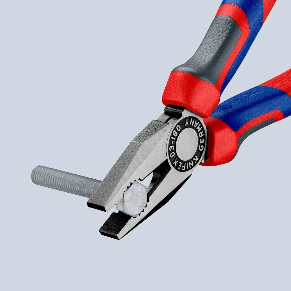 Kìm đa năng KNIPEX 03 02 180, đầu tôi đen, cán đa thành phần thumbnail 6