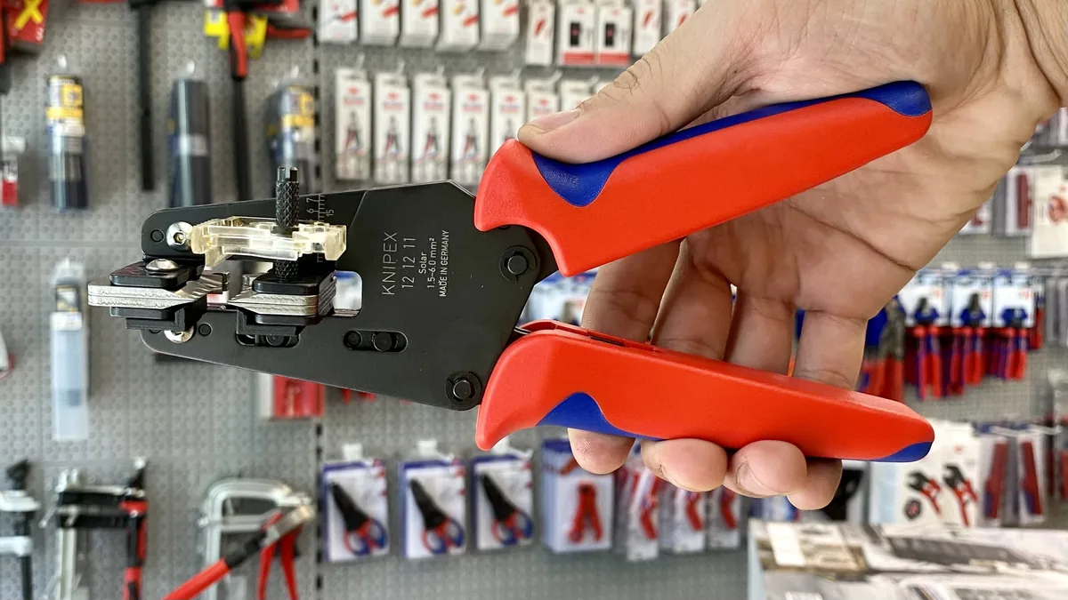 kim tuot day dien mat troi KNIPEX 12 12 11 8
