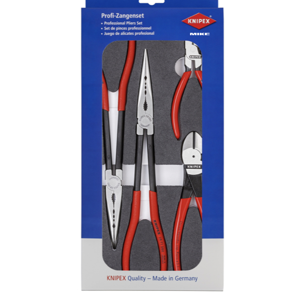 KNIPEX 00 20 01 V16 Set of pliers in a foam tray 4 parts