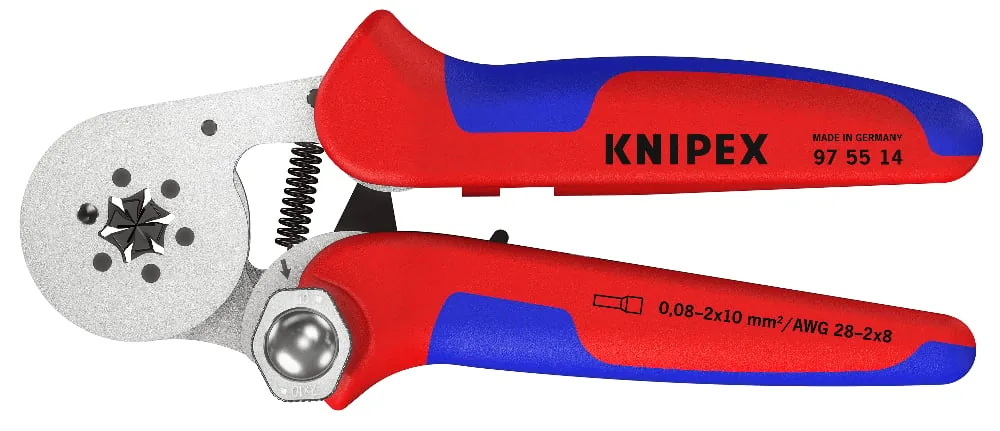 Kìm bấm cos tự động Knipex 97 55 14, cos lục giác, tự chỉnh size thumbnail 7