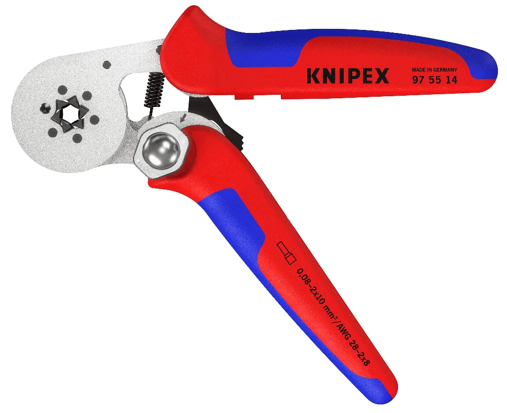 Kìm bấm cos tự động Knipex 97 55 14, cos lục giác, tự chỉnh size thumbnail 6