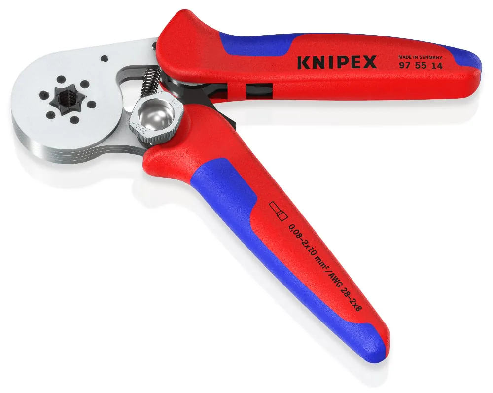 Kìm bấm cos tự động Knipex 97 55 14, cos lục giác, tự chỉnh size thumbnail 5