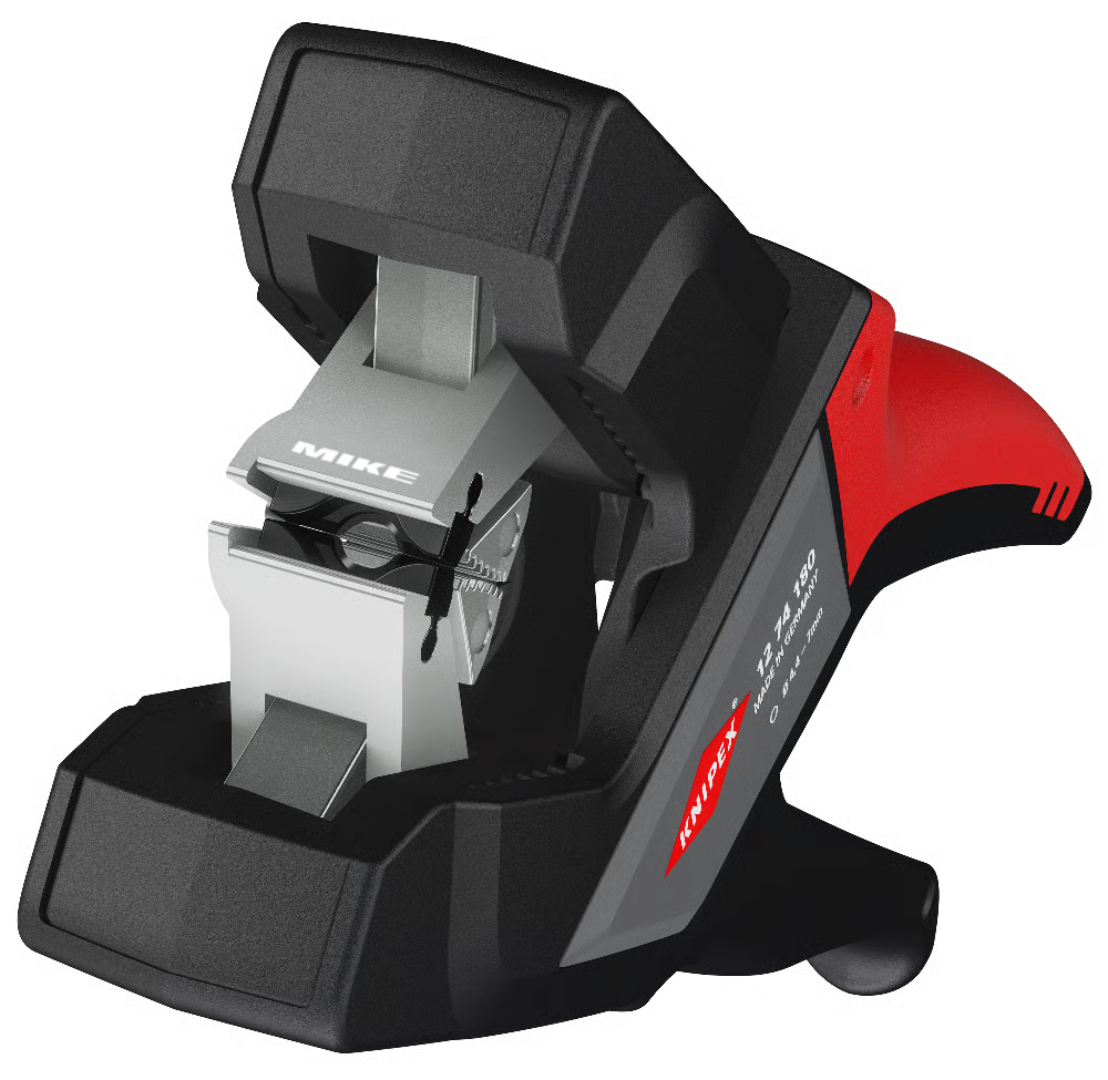 Kìm tuốt dây Knipex 12 74 180 với lưỡi dao thay nhanh tiện lợi