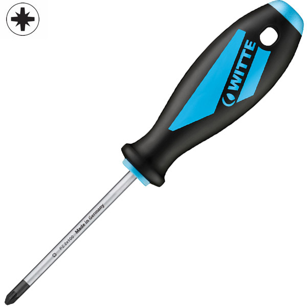 Tua vít hoa thị Maxx Witte 53040, từ PZ0-PZ4 thân tròn, ISO 8764